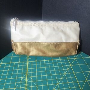 Bath & Body Works - Gold and Cream Pouch